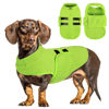 Picture of Queenmore XXL Dog Sweater, Soft Fleece Vest Pullover Dog Jacket with Leash Hole, Warm Winter Dog Clothes Cold Weather Doggy Dachshund Sweaters for Large Dogs Cats Boy or Girl (Green, XXL)