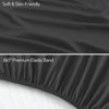 Picture of Stretchy Crib Sheets for Boys or Girls, 2 Pack Baby Crib Sheets Fitted for Standard Crib and Toddler Mattress 52" x 28", Soft and Breathable Fitted Crib Sheets Neutral, Black