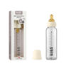 Picture of BIBS Baby Glass Bottle Complete Set 225 ml | BPA Free Natural Rubber | Made in Denmark | Ivory