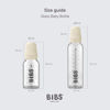 Picture of BIBS Baby Glass Bottle Complete Set 225 ml | BPA Free Natural Rubber | Made in Denmark | Ivory