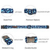 Picture of Elegant little tail Dog Collar, Blue Shark Pattern Pet Collar Durable Cute Dog Collars Male or Female Pet Gift Adjustable Dog Collar for Medium Dogs