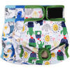 Picture of Grecle Washable Female Dog Diapers - Premium Reusable Diapers for Doggie in Heat - Highly Absorbent Dog Diapers Female for Pet Incontinence with Adjustable Snaps (Cactus, L)