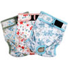Picture of Grecle Washable Female Dog Diapers (3 Pack) - No Leak Reusable Diapers for Doggy Female in Period - Highly Absorbent Dog Heat Panties with Adjustable Snaps L