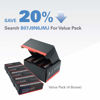Picture of CKAuto 4 Boxes, 288Pcs, 1oz, Black, Adhesive Stick on Wheel Weights, EasyPeel Tape, 72 oz/Box, US Quality