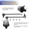 Picture of Zinc-Nickel Alloy Front Stabilizer Sway Bar End Link for 2008-2017 Chevy Equinox Captiva Sport/GMC Terrain/Pontiac Torrent/Saturn Vue/Suzuki XL-7 K750188 K750189