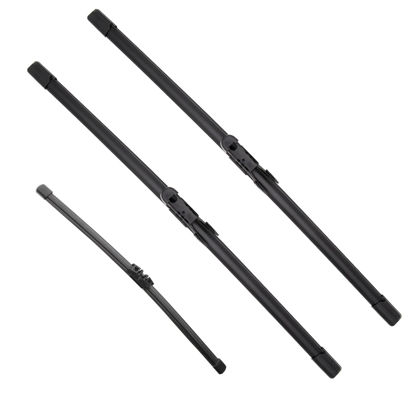 Picture of JustCar 3 wipers Replacement for Ford Explorer 2011-2020, Windshield Wiper Blades Original Equipment Replacement - 26"/22"/11" (Set of 3) U/J HOOK