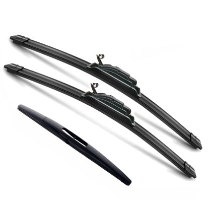 Picture of JustCar 3 wipers Replacement for 2005 2006 2007 2008 Dodge Magnum, Windshield Wiper Blades Original Equipment Replacement - 22"/22"/11" (Set of 3) U/J HOOK