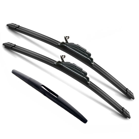 Picture of JustCar 3 wipers Replacement for 2005 2006 2007 2008 Dodge Magnum, Windshield Wiper Blades Original Equipment Replacement - 22"/22"/11" (Set of 3) U/J HOOK