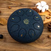 Picture of Eavnbaek Steel Tongue Drum - 8 Notes 6 Inch Steel Hand Drum with Bag, Music Book, Drumsticks, Mallet Holder and Finger Picks, Tongue Drum for Camping, Meditation or Yoga (Navy Blue)