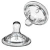 Picture of Nanobebe Nipples Baby Bottle Nipples, Silicone Nipple, Triple Vented, Ready to Use, 2-Pack, Fast Flow