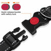 Picture of Taglory Reflective Dog Collar with Safety Locking Buckle, Adjustable Nylon Pet Collars for Small Dogs Female Male, S, Black