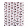 Picture of Disney Minnie Mouse, Pink, White And Black Super Soft Plush Baby Blanket, Pink, White, Black