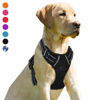 Picture of BARKBAY No Pull Dog Harness Front Clip Heavy Duty Reflective Easy Control Handle for Large Dog Walking(Black,L)