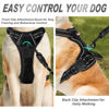 Picture of BARKBAY No Pull Dog Harness Front Clip Heavy Duty Reflective Easy Control Handle for Large Dog Walking(Black,L)