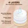 Picture of Reusable Nursing Pads for Breastfeeding, 14-Pack - 4-Layers Organic Bamboo Nursing Pads - Breastfeeding Pads - Washable Breast Pads - Natural Bamboo Maternity Pads (Bare Beige, Large 4.8")