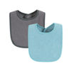 Picture of Hudson Baby Unisex Baby Drooler Bib with Waterproof Lining, Blue Orange, One Size