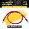 Picture of Spartan Power Red 9 inch 2 AWG Battery Cable 5/16" M8