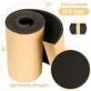 Picture of Kaqiluo 2 Pack High Density Self-Adhesive Sound Insulation Acoustic Closed Cell Foam, 0.4" x 12" x 71", 10 mm Thick,11.6 sqft Sound Proof Padding,Fire,Water Resistant Acoustic Treatment Foam