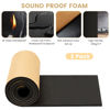 Picture of Kaqiluo 2 Pack High Density Self-Adhesive Sound Insulation Acoustic Closed Cell Foam, 0.4" x 12" x 71", 10 mm Thick,11.6 sqft Sound Proof Padding,Fire,Water Resistant Acoustic Treatment Foam