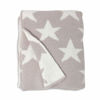 Picture of Living Textiles Grey Stars Chenille Soft Baby Blanket Reversible Premium Cozy Fabric for Best Comfort - for Infant,Toddler,Newborn,Nursery,Boy,Girl,Unisex,Throw,Crib,Stroller,Gift, Grey Stars 40x30