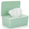 Picture of Baby Wipes Dispenser, Wipes Dispenser Baby Wipe Holder,Keeps Wet Tissue Fresh, Non-Slip Wipes Case, Flushable Wipe Container with Sealing Design Lid