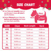 Picture of DOGGYZSTYLE Dog Christmas Sweater Cute Striped Reindeer Xmas Pet Clothes Holiday Puppy Cat Costume New Year Gifts for Small Medium Large Dogs Jumpers (L, Red White Stripe Reindeer)
