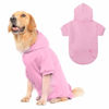 Picture of Basic Dog Hoodie - Soft and Warm Dog Hoodie Sweater with Leash Hole and Pocket, Dog Winter Coat, Cold Weather Clothes for XS-XXL Dogs