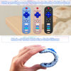 Picture of YAPROMO 2Pcs Teething Toys, Silicone TV Remote Teethers for Baby Toy Remote Teethetr for Infant Toddler Kids/Boy/Girl, BPA Free and Refrigerator Safe
