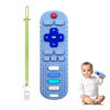 Picture of YAPROMO Baby Teething Toys,Reomte Teether Toys, Silicone Chew Toy for Babies 18+ Months, Remote Control Shape Teething Toys, Early Educational Toy BPA Free & Refrigerator Safe (Blue)