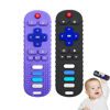 Picture of YAPROMO 2Pcs Teething Toys, Baby Remote Toy Teethers, Silicone Toy Remote Teethetr for Infant Toddler Kids/Boy/Girl, BPA Free and Refrigerator Safe