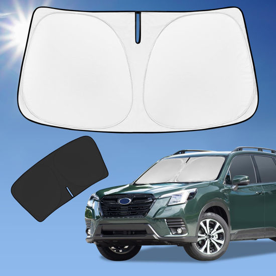 Picture of for Subaru Forester 2019-2024 Sun Shade Sunshade Windshield Cover, 4-Layer Front Window Shade for Forester Crossover, Base, Premium, Sport, Limited Sun Visor 240T Shade Cooler Car Accessories