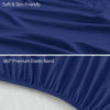 Picture of Stretchy Crib Sheets for Boys or Girls, 2 Pack Baby Crib Sheets Fitted for Standard Crib and Toddler Mattress 52" x 28", Soft and Breathable Fitted Crib Sheets Neutral, Navy Blue
