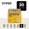 Picture of DYPER Baby Diapers Size 5 | Honest Ingredients | Cloth Alternative | Day & Overnight | Made with Plant-Based* Materials | Hypoallergenic