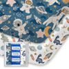 Picture of Graco Pack and Play Sheets Fitted, TotBasic Ultra Soft Mini Crib Sheets Boy, Neutral Pack N Play Mattress Sheets Hypoallergenic and Soothing, Premium Jersey Playrad Sheets, 2 Pack (Dino Space)
