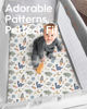 Picture of Graco Pack and Play Sheets Fitted, TotBasic Ultra Soft Mini Crib Sheets Boy, Neutral Pack N Play Mattress Sheets Hypoallergenic and Soothing, Premium Jersey Playrad Sheets, 2 Pack (Dino Space)