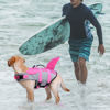 Picture of Queenmore Dog Life Jacket Ripstop Shark Dog Safety Vest Adjustable Preserver with High Buoyancy and Durable Rescue Handle for Small,Medium,Large Dogs, Pink Shark XX-Large