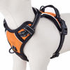 Picture of PHOEPET No Pull Dog Harnesses for Small Puppies Reflective Adjustable Front Clip Vest with 2 Metal Leash Attachment Hooks Soft Handle (S, Orange)