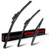 Picture of OTUAYAUTO Premium Windshield Wiper Blades - Replacement for Mazda CX-5 CX5 17-23, CX-9 CX9 16-23, All-Weather Performance, Front and Rear Wiper Blades, Top Lock - 24"+18"+14" (Pack of 3)