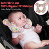 Picture of KAKIBLIN Baby Neck Pillow, Upgraded Baby Support Pillow,Baby Neck Support Pillow for Carseat, Newborn Neck Support for Car Seat,Pushchair,Travel (Flower)