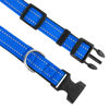 Picture of PWOD Reflective Dog Collar, Adjustable Soft Neoprene Padded Nylon Pet Collars with Buckle for Large Dogs, Navy Blue,L
