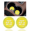 Picture of Ziciner 2 Pack Bling Car Cup Holder Coaster, 2.75 Inch Anti-Slip Auto Insert Cup Coaster, Crystal Car Drink Cup Mat Perfect for Women Girls, Universal Interior Decor Accessories (Yellow)