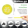 Picture of Ziciner 2 Pack Bling Car Cup Holder Coaster, 2.75 Inch Anti-Slip Auto Insert Cup Coaster, Crystal Car Drink Cup Mat Perfect for Women Girls, Universal Interior Decor Accessories (Yellow)