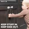 Picture of Child Safety Strap Locks (4 Pack) Baby Proof Cabinets, Drawers, Fridge, Toilet & Trash Cans - 3M Adhesive Childproof Locks - Jool Baby