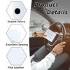 Picture of Ziciner Car Registration Insurance Holder, 2Pack Essential Auto Card Document Glove Box Organizer with Velcro Closure, Vehicle Interior Accessories Perfect for Most Car, Truck, SUV (White/Big Car)