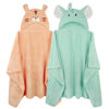 Picture of Toddler Towels with Hood Kids Bath Towels Baby Bath Towels Hooded Towels for Kids 0-5 Years, 2-Pack Soft Absorbent Hooded Baby Towels with Hood Toddler Bath Towel, Thick 50''x32'' Baby Hooded Towels