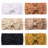 Picture of jollybows 6pcs Baby Nylon Headbands Hair Bow Elastics Hairbands Hair Accessories for Baby Girls Newborn Infant Toddlers Kids (Natural colors)