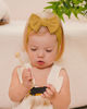 Picture of jollybows 6pcs Baby Nylon Headbands Hair Bow Elastics Hairbands Hair Accessories for Baby Girls Newborn Infant Toddlers Kids (Natural colors)