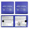 Picture of Ziciner Car Registration Insurance Holder, 2Pack Essential Auto Card Document Glove Box Organizer with Velcro Closure, Vehicle Interior Accessories Perfect for Most Car, Truck, SUV (Blue/Big Car)