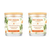 Picture of One Fur All, Pet House Candle-100% Plant-Based Wax Candle-Pet Odor Eliminator for Home-Non-Toxic and Eco-Friendly Air Freshening Scented Candles-Odor Eliminating Candle-(Pack of 2, Mandarin Sage)