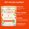 Picture of One Fur All, Pet House Candle - 100% Plant-Based Wax Candle - Pet Odor Eliminator for Home - Non-Toxic and Eco-Friendly Air Freshening Scented Candles - (Pack of 2, Watermelon Mojito)